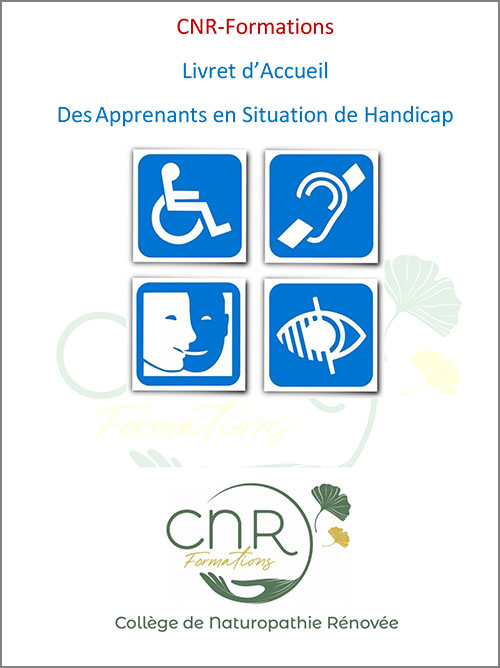 Livret d'accueil Handicap CNR formations
