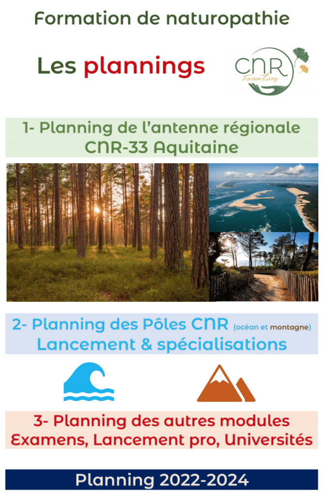 CNR 33 Aquitaine Bordeaux Formations de Naturopathie